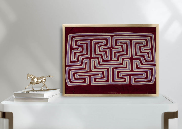 Machine-Stitched Classic Design Mola