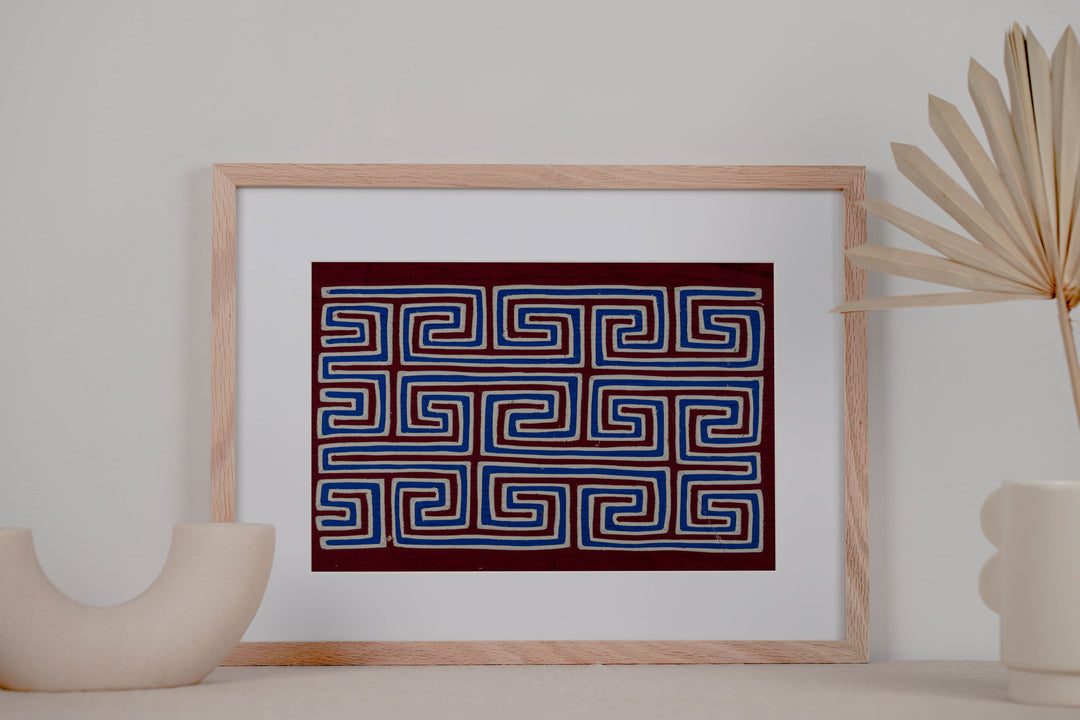 Machine-Stitched Classic Design Mola
