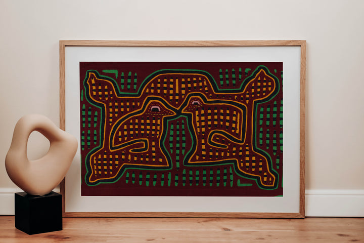 Brown Gold And Green Castle Raven Bird Mola