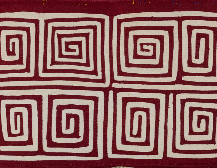 Burgundy And White Classic Design Mola