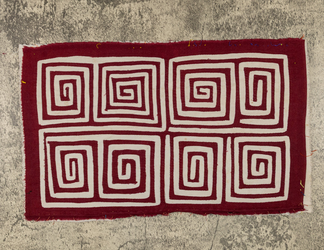 Burgundy And White Classic Design Mola