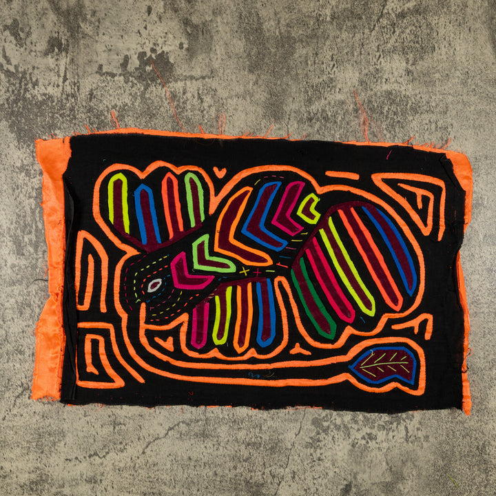 Neon Orange Bumbling Bumblebee Mola