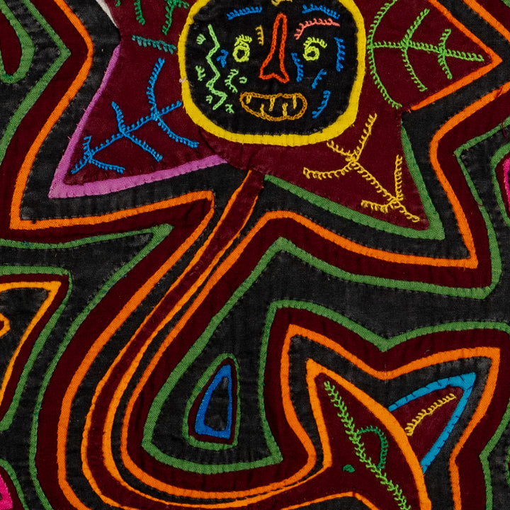 Colorful Dancing Sunflower Mola