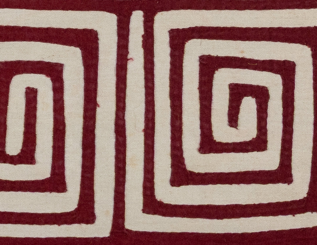 Burgundy And White Classic Design Mola