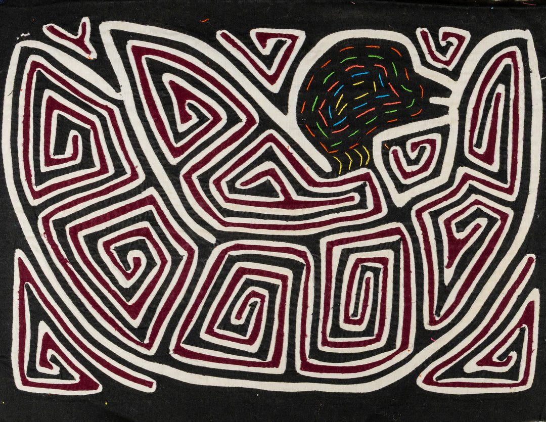 Black White And Maroon Duck Mola
