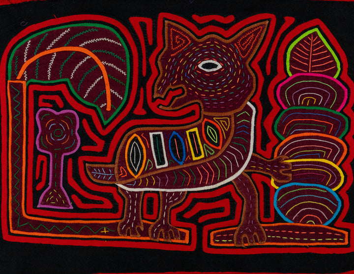 Red And Black Foxy Fox Of The Jungle Mola