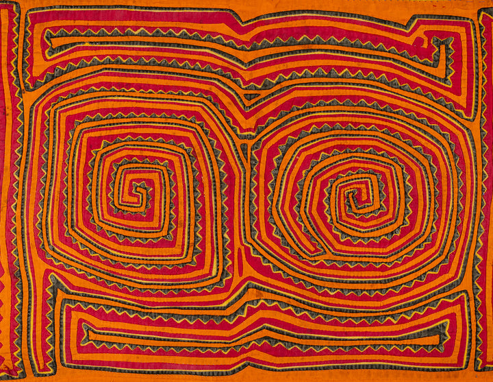 Classic Design Orange Museum Quality Mola