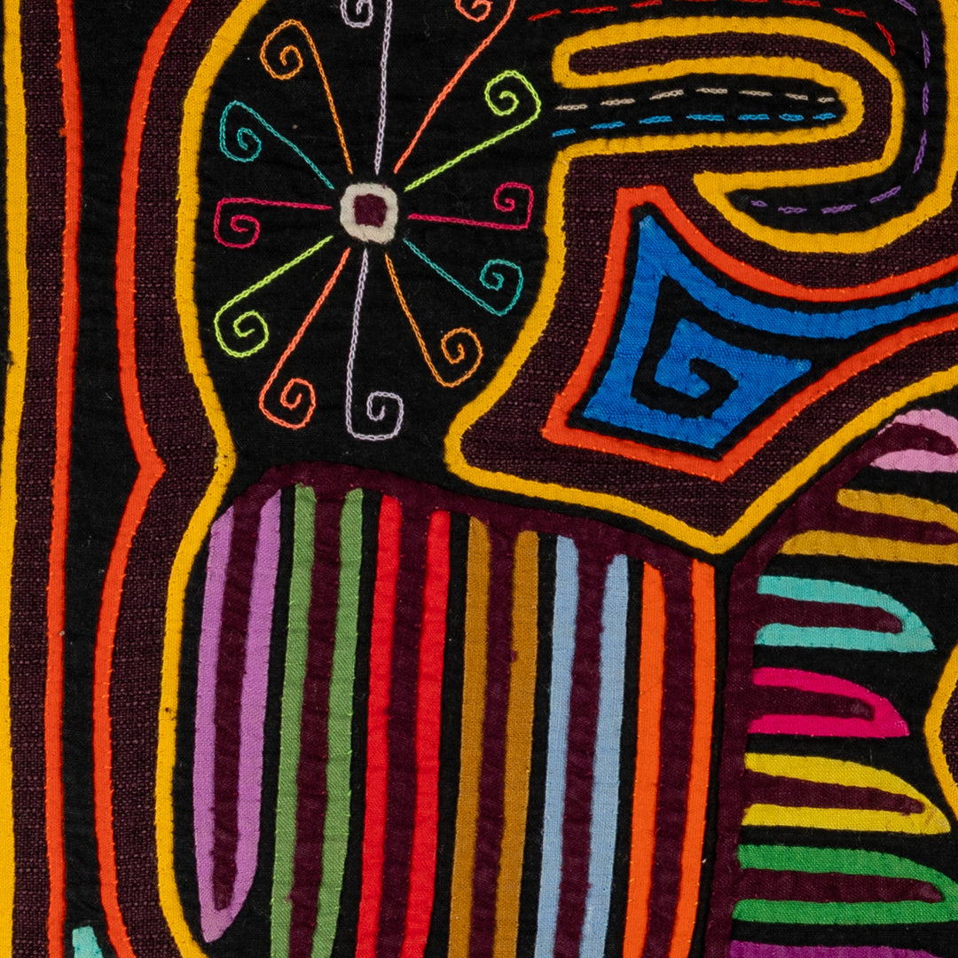 Colorful Bird Talk Mola