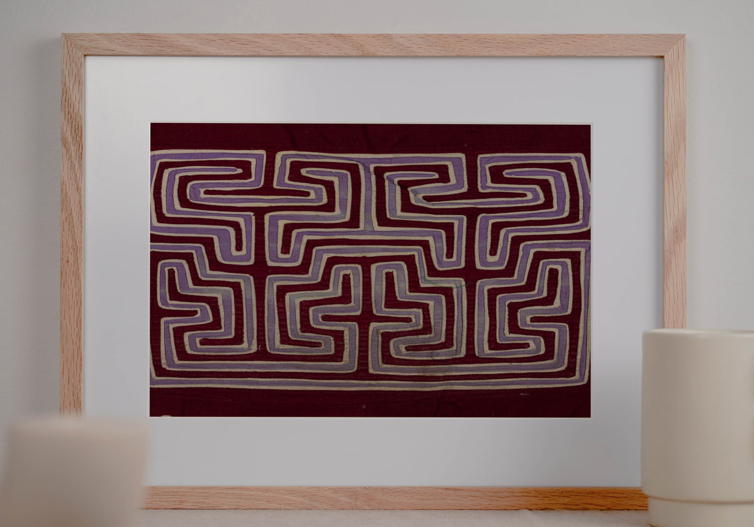 Machine-Stitched Classic Design Mola