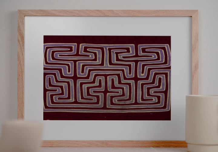 Machine-Stitched Classic Design Mola