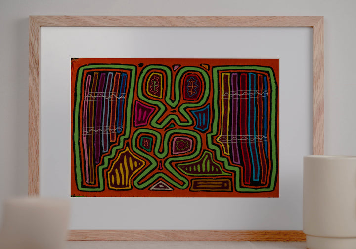 Orange And Green Macaras And Flute Mola