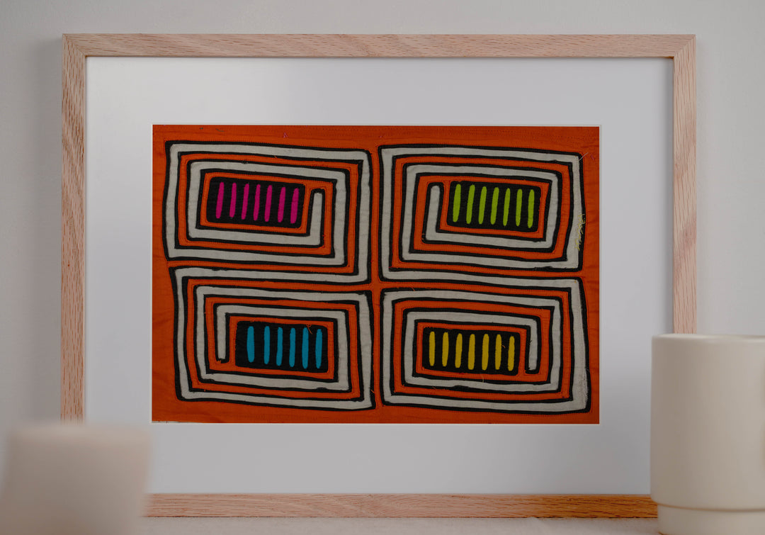 Machine-Stitched Classic Design Mola
