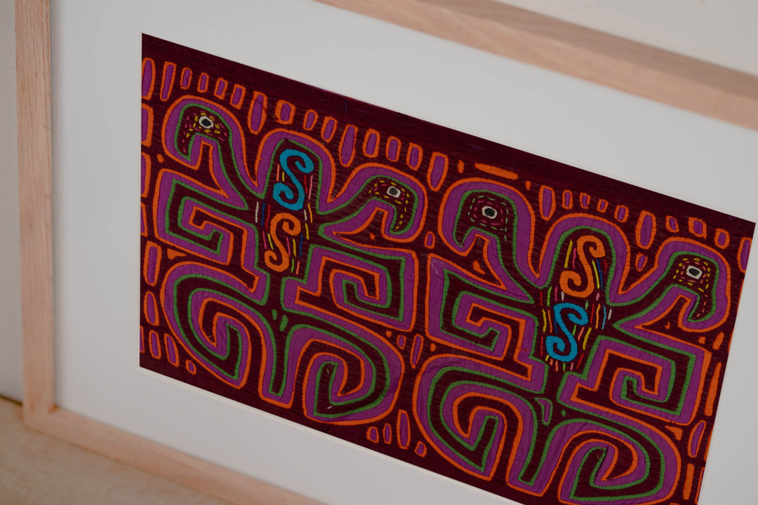 Orange And Purple Multi-Head Mola