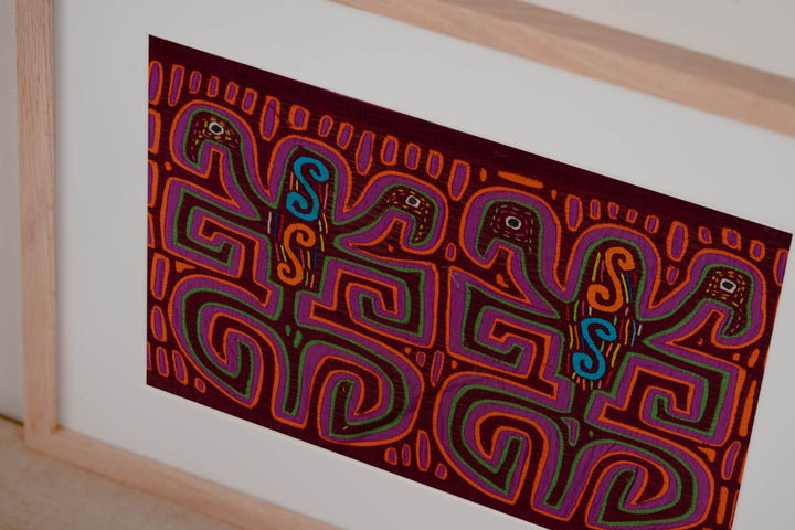 Orange And Purple Multi-Head Mola