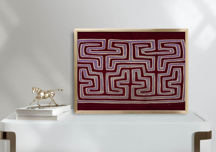Machine-Stitched Classic Design Mola