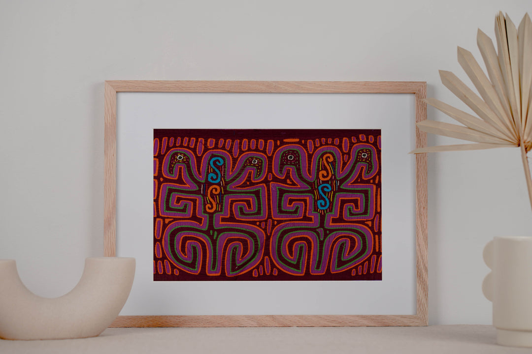 Orange And Purple Multi-Head Mola