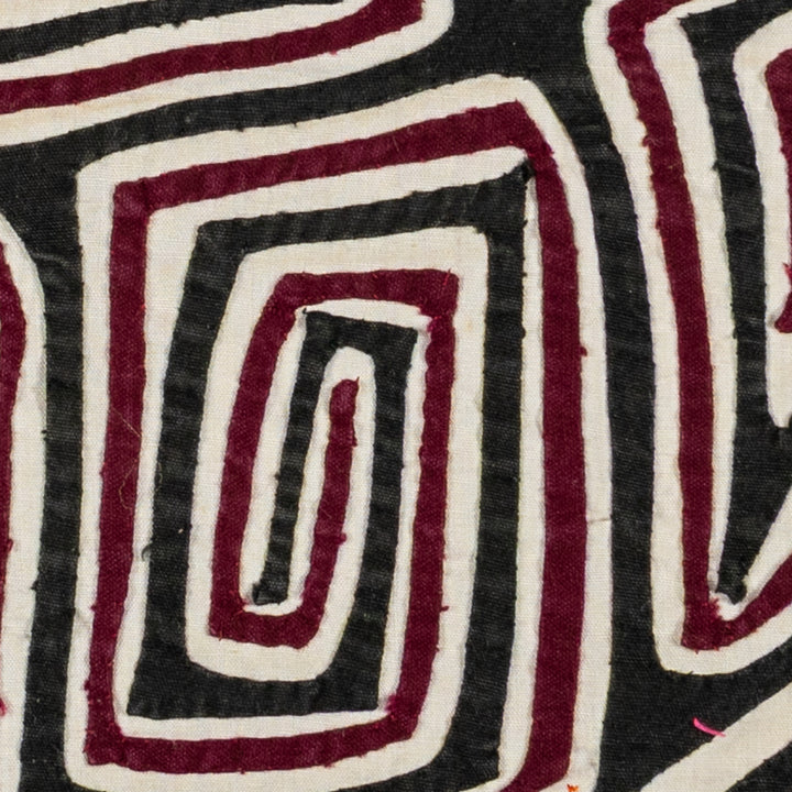 Black White And Maroon Duck Mola