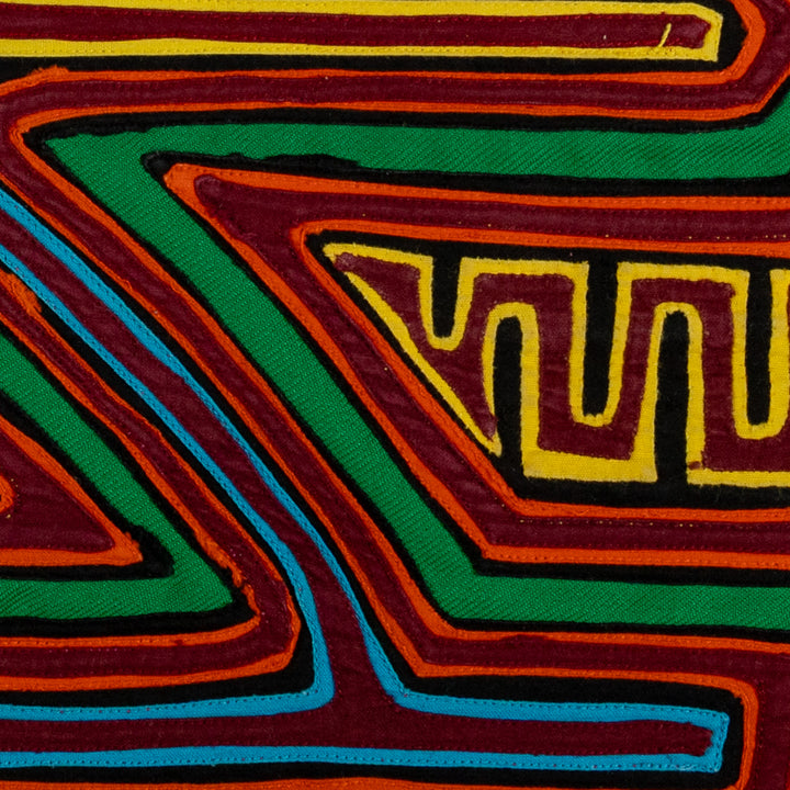 Machine-Stitched Classic Design Mola