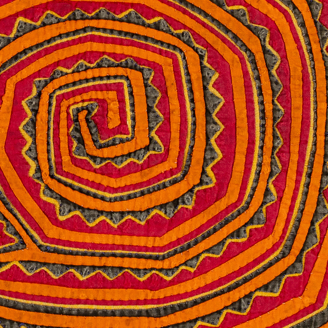 Classic Design Orange Museum Quality Mola