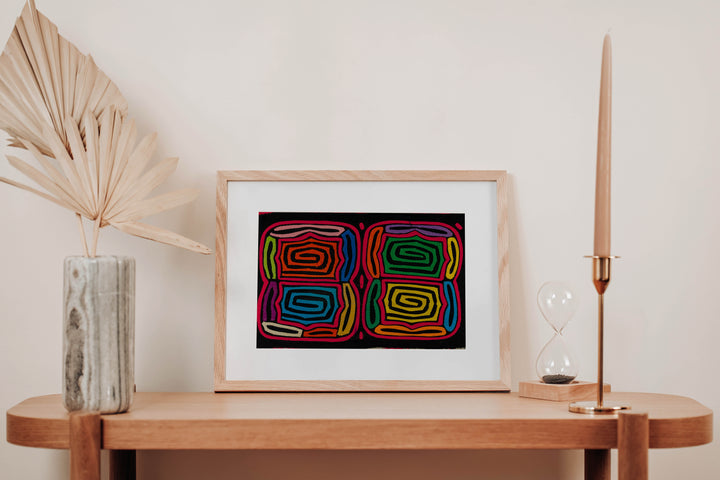 Multicolor Classic Design Mola