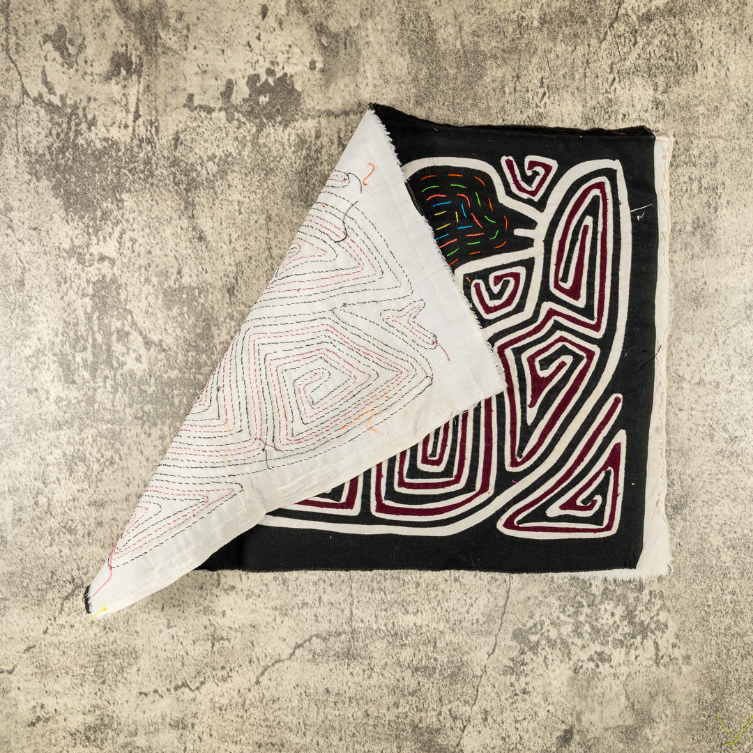 Black White And Maroon Duck Mola