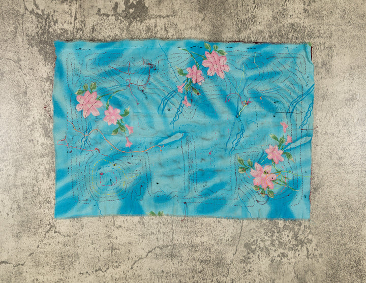 Burgundy And Blue Bird Of A Feather Mola