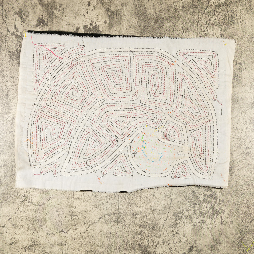 Black White And Maroon Duck Mola