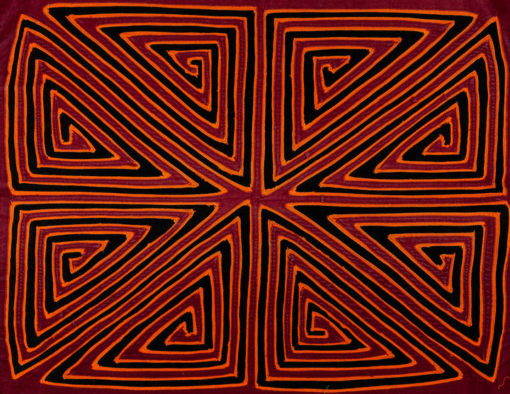 Machine-Stitched Classic Design Mola