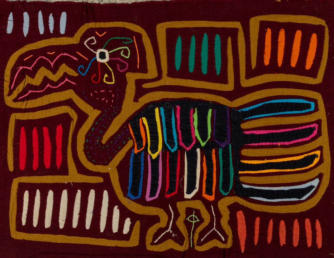 Burgundy And Brown Nutcracker Toucan Bird Mola