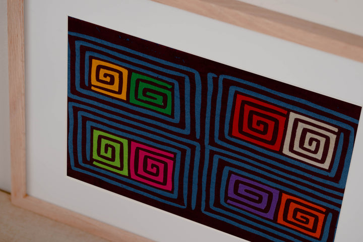 Maroon And Blue Classic Design Mola