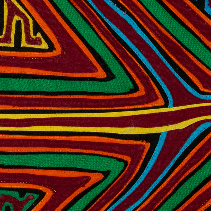 Machine-Stitched Classic Design Mola