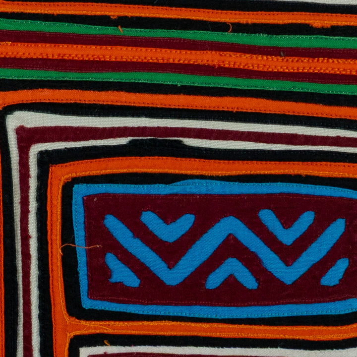 Machine-Stitched Classic Design Mola