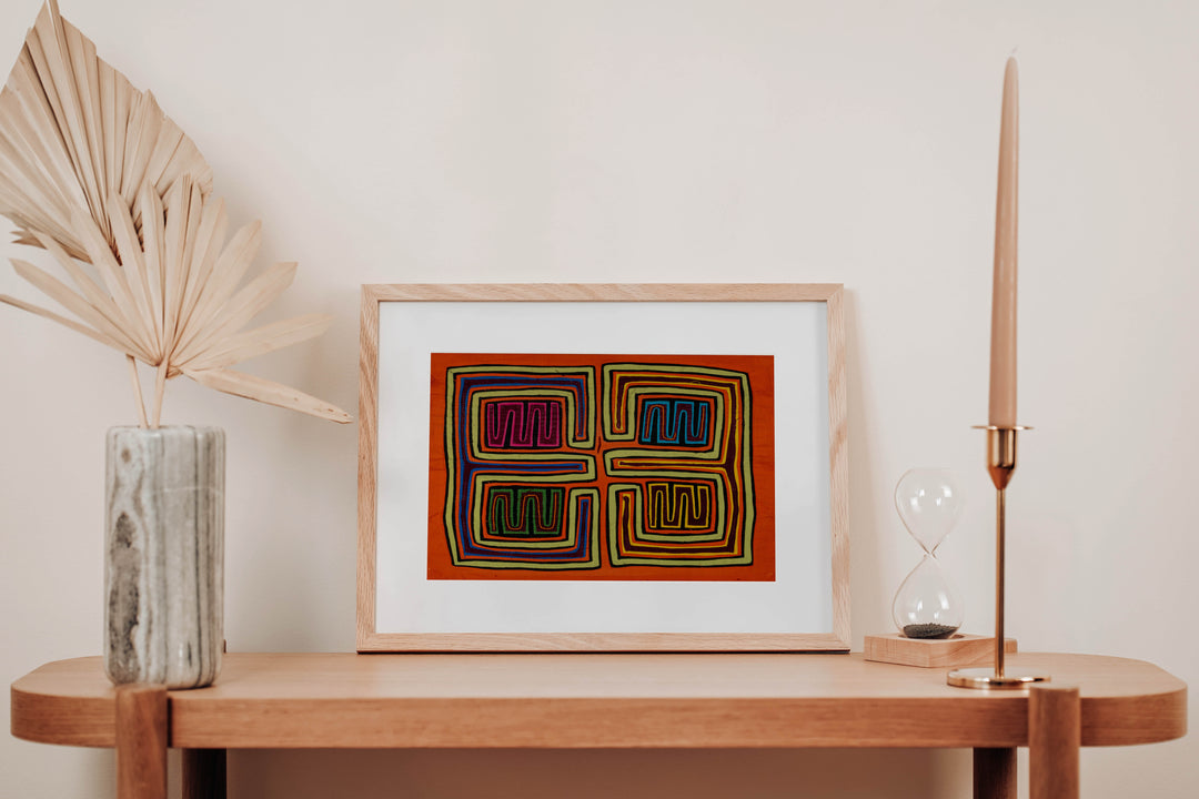 Machine-Stitched Classic Design Mola