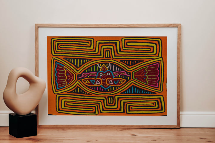 Orange And Yellow Birdcage Mola