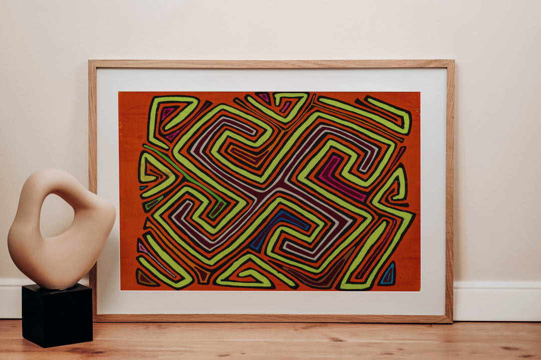 Orange And Charteruse Classic Design Mola