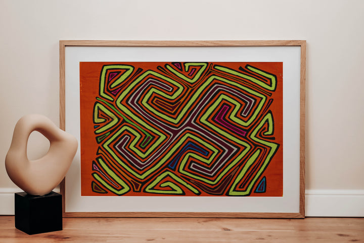 Orange And Charteruse Classic Design Mola