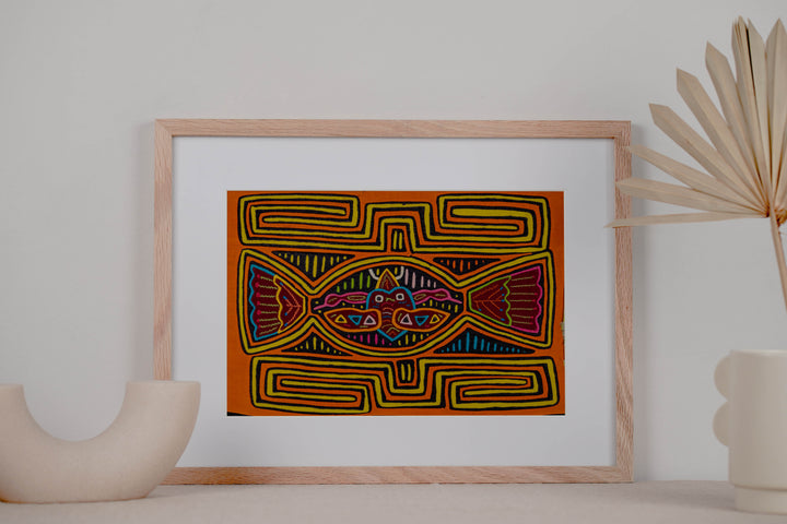 Orange And Yellow Birdcage Mola