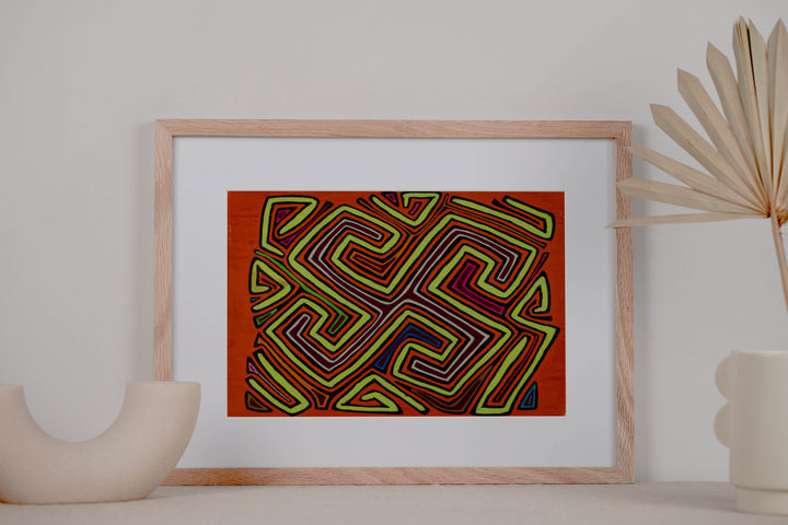 Orange And Charteruse Classic Design Mola