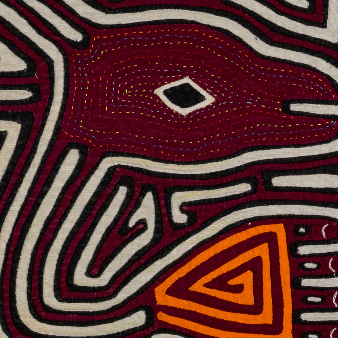 Maroon And White Creepy Crawly Things Mola