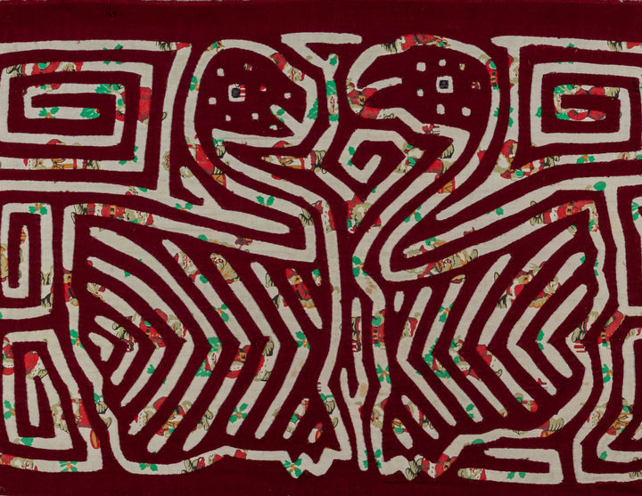 Burgundy And White Happy Swan Mola