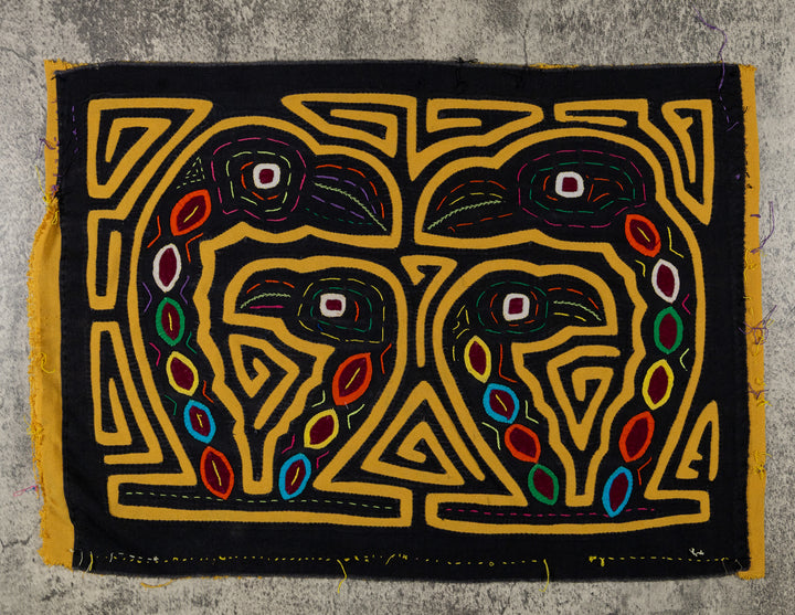 Black And Gold Bird Family Affair Mola