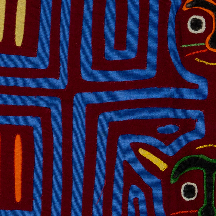 Burgundy And Blue Cat Stack Mola