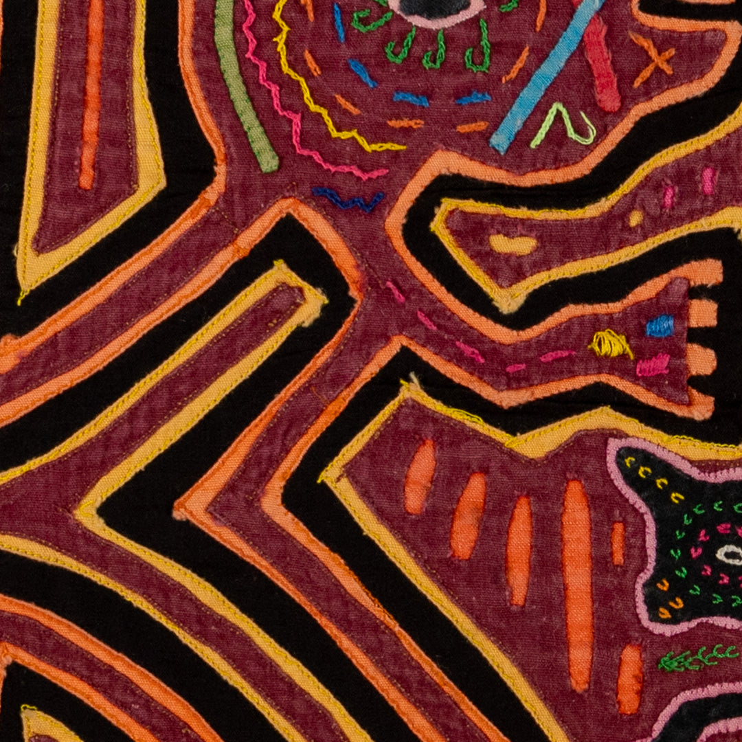 Machine-Stitched Classic Design Mola