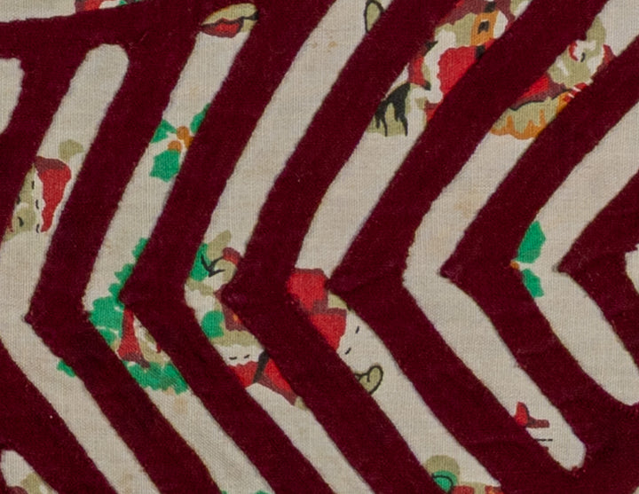 Burgundy And White Happy Swan Mola