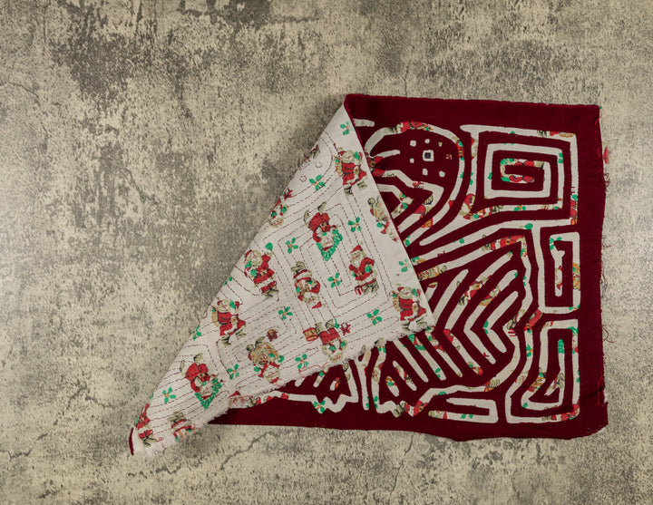 Burgundy And White Happy Swan Mola