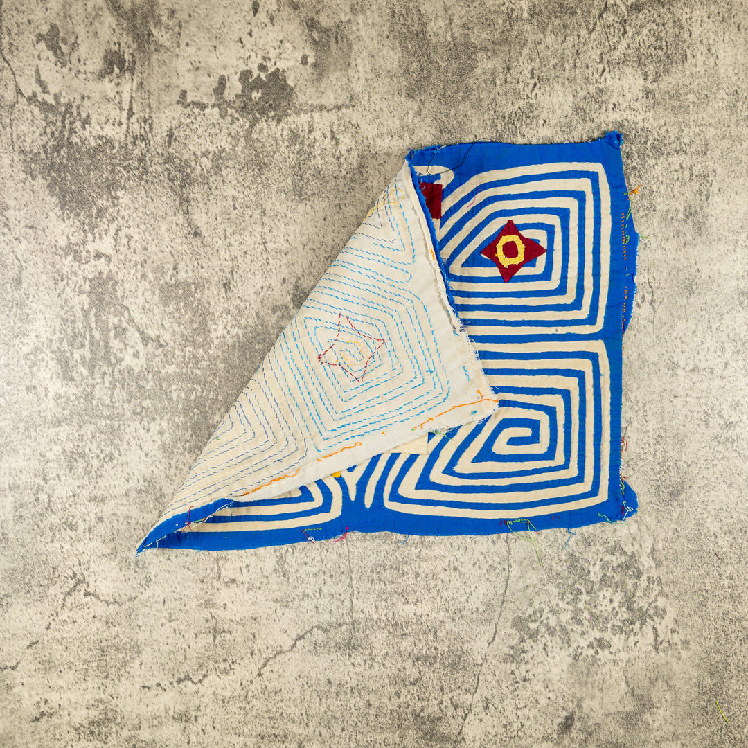Vintage Red White And Blue Patriotic Panamanian Flag Mola
