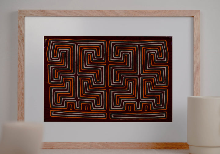 Machine-Stitched Classic Design Mola