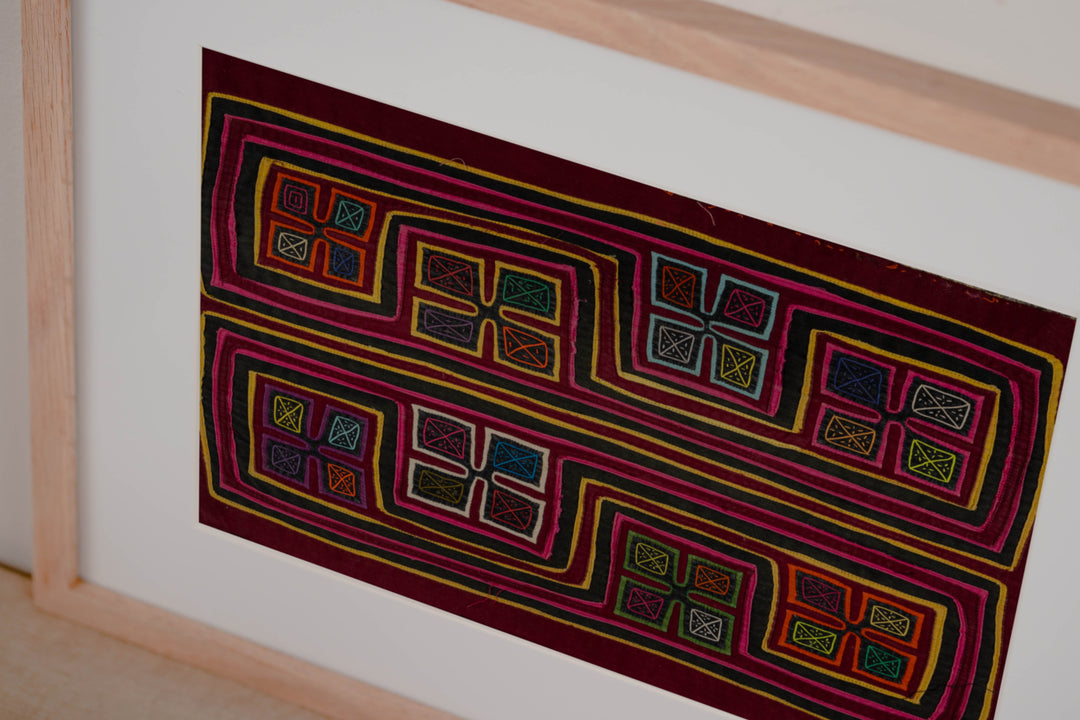 Machine-Stitched Classic Design Mola