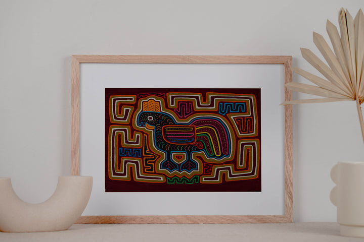Machine-Stitched Classic Design Mola