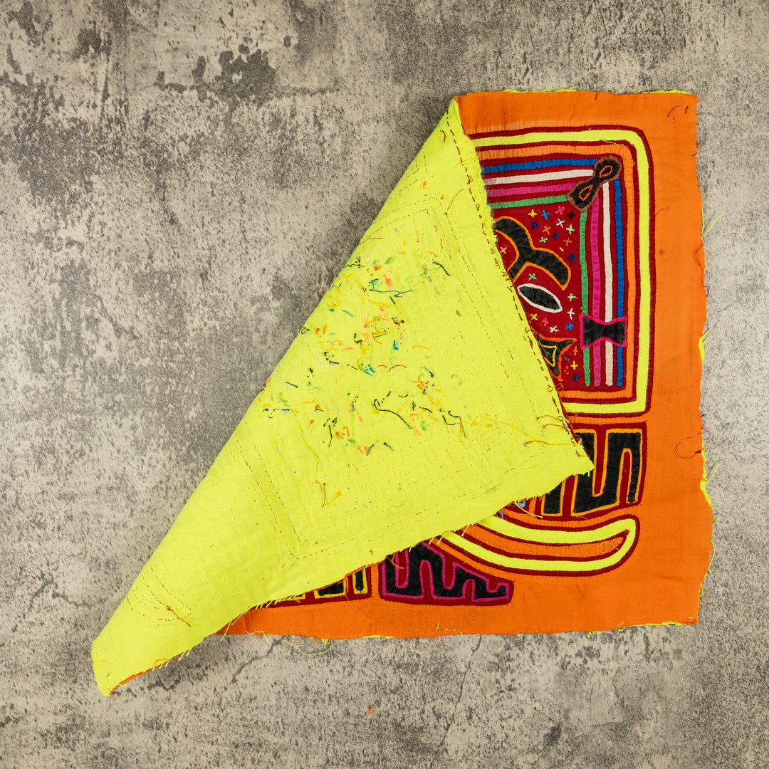 Vintage Orange Kite Mola